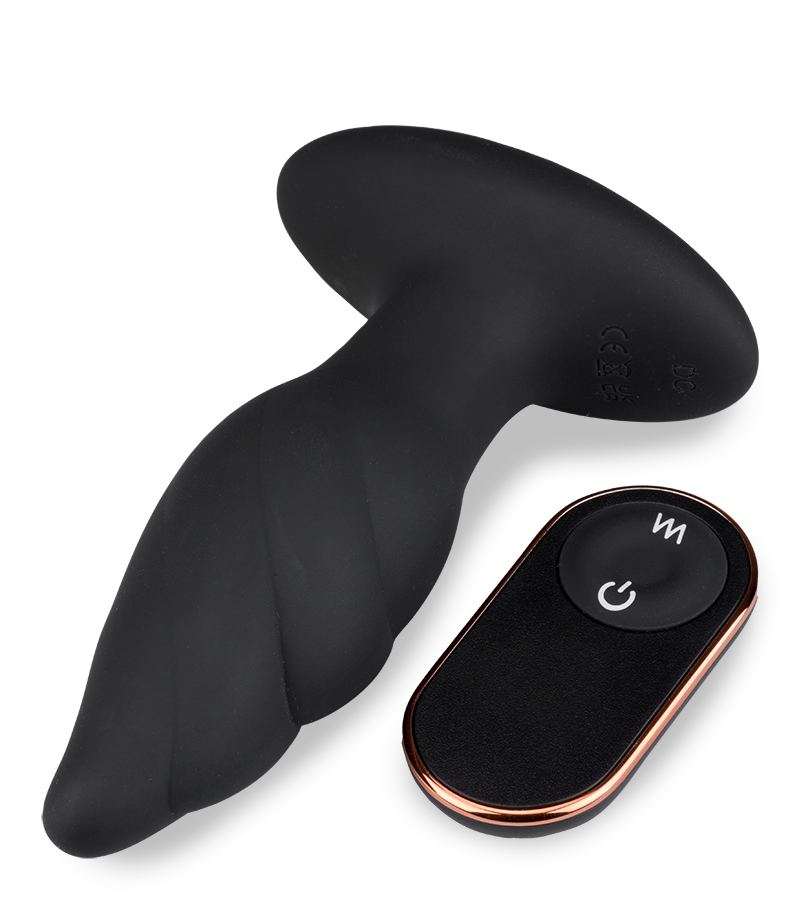 Ferngesteuerter Analplug mit Vibration Aïnata