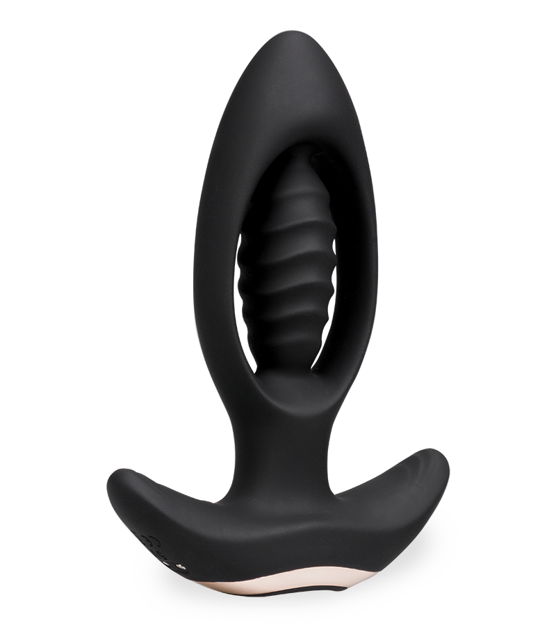 Ferngesteuerter Analplug mit Vibration Anchor