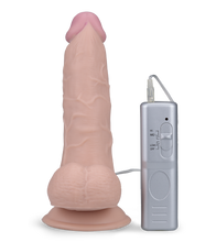 Laden Sie das Bild in den Galerie-Viewer, Ferngesteuerter Dildo-Vibrator mit XL-Durchmesser