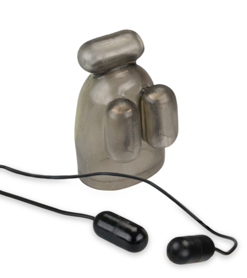 Ferngesteuerter Eichel-Masturbator mit Vibration