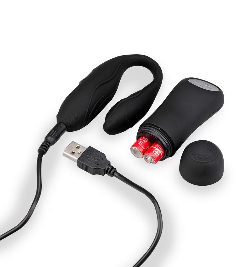 Ferngesteuerter Paar-Vibrator Lov'Inside™ – Schwarz