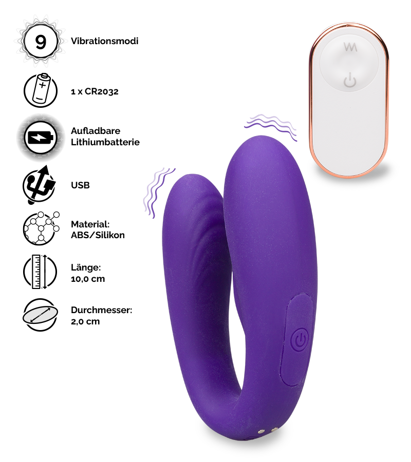 Ferngesteuerter Paarvibrator Arrow