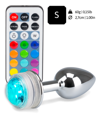 Ferngesteuerter Rosebud-Analschmuck mit Multicolor LED