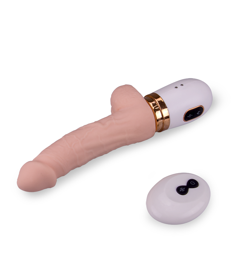 Ferngesteuerter Stoßdildo mit Rotation Randy