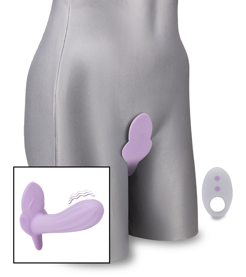 Ferngesteuerter Unterhosen-Vibrator mit Heizung Bella