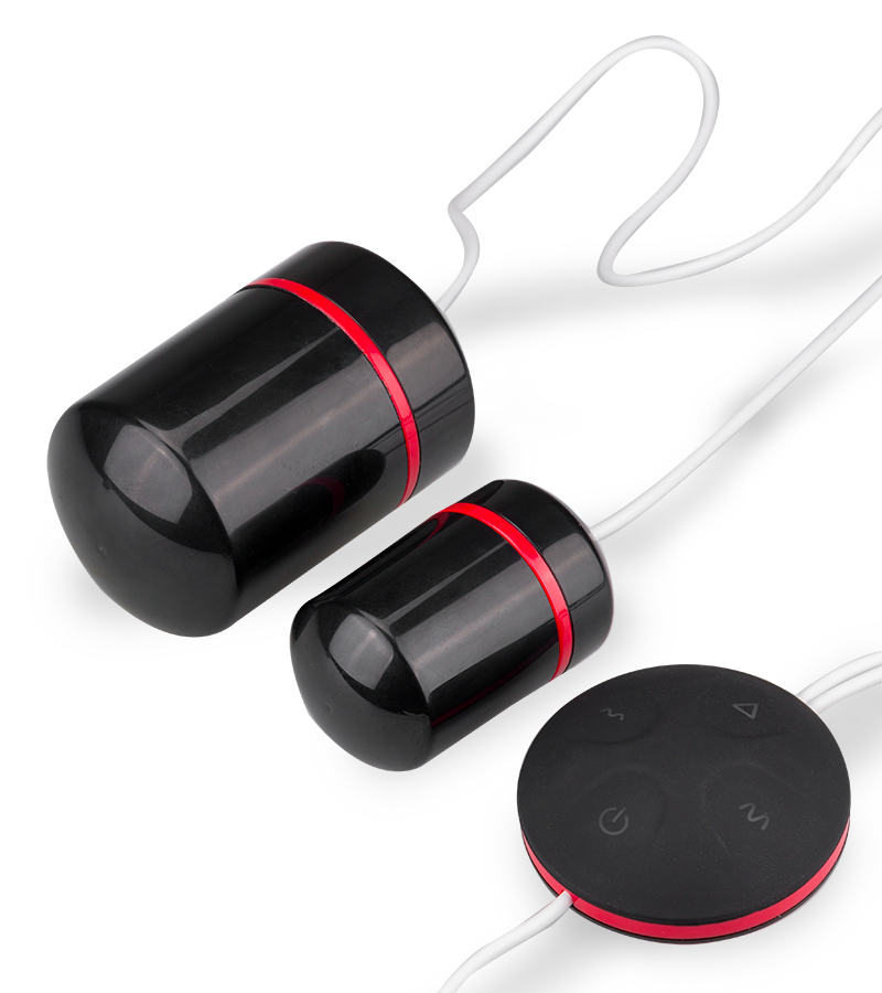 Ferngesteuertes Doppel-Vibro-Ei mit 10 Modi