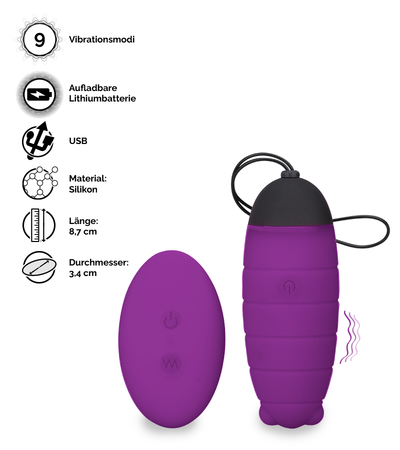 Ferngesteuertes Vibro-Ei Baby Bee