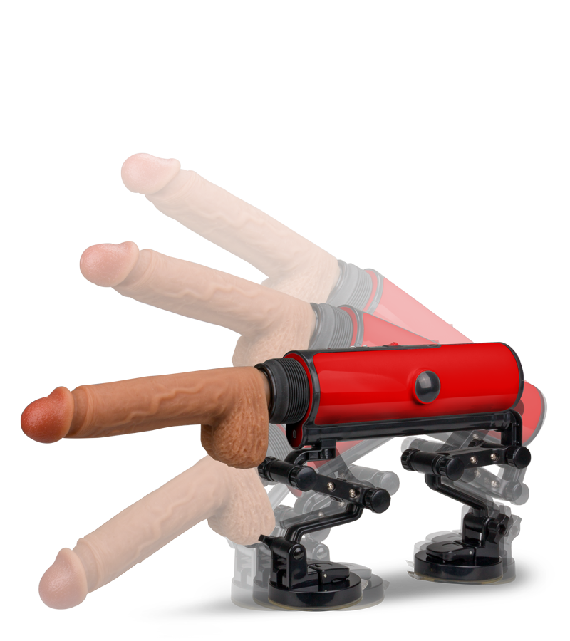 Fickmaschine mit Heizdildo und Dildovibrator