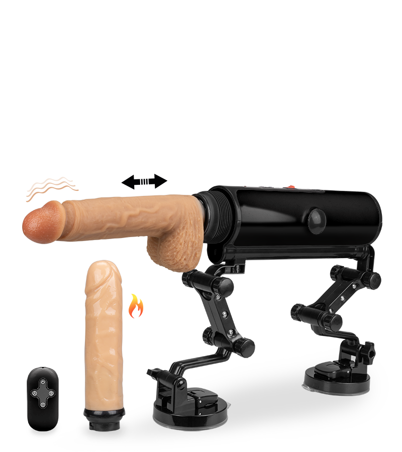 Fickmaschine mit Heizdildo und Dildovibrator