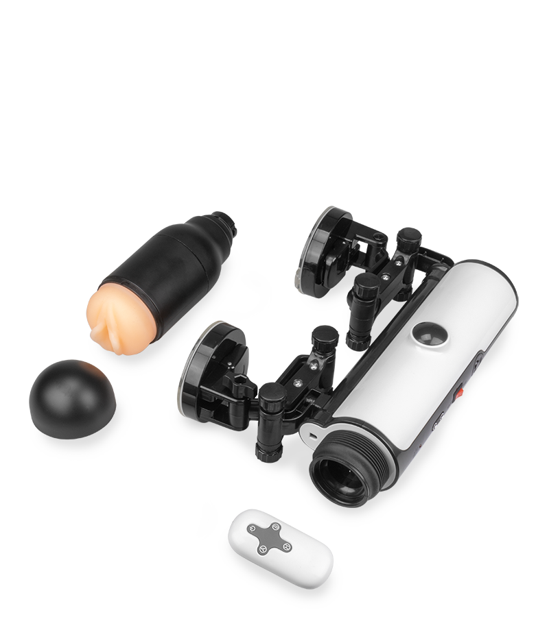 Fickmaschine mit vibrierendem Masturbator