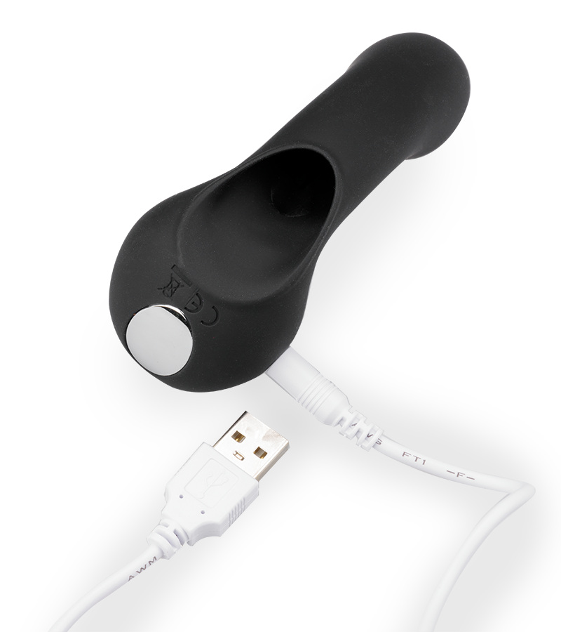 Fingervibrator mit Cunnilingus-Zunge