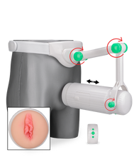 Laden Sie das Bild in den Galerie-Viewer, Freihand-Masturbator mit Gürtel und Vagina-Aufsatz