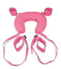 Laden Sie das Bild in den Galerie-Viewer, Fuß- und Handfesseln mit Nackenrolle