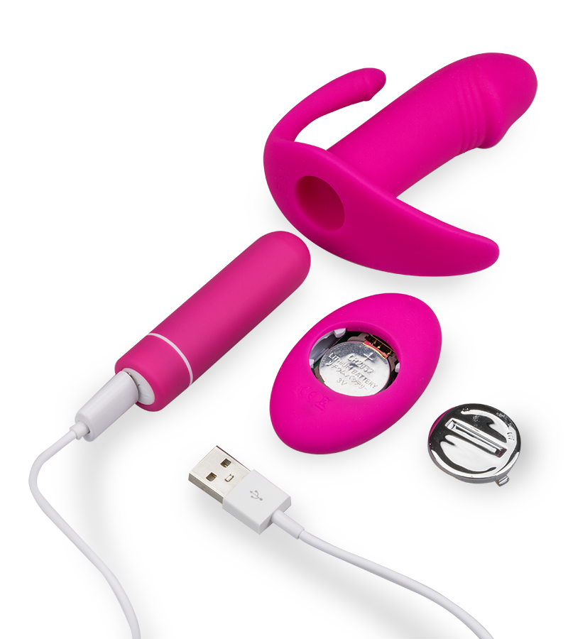 G-Punkt-, Klitoris- und Anus-Stimulator Maverick