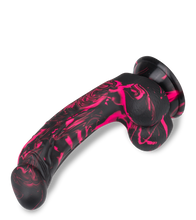 Laden Sie das Bild in den Galerie-Viewer, Gebogener Silikon-Dildo mit Saugnapf