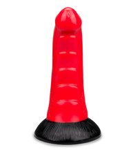 Laden Sie das Bild in den Galerie-Viewer, Gekrümmter Drachendildo mit Saugnapf 23,5cm