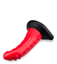 Laden Sie das Bild in den Galerie-Viewer, Gekrümmter Drachendildo mit Saugnapf 23,5cm