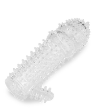 Laden Sie das Bild in den Galerie-Viewer, Genoppte Penishülle mit Reizer