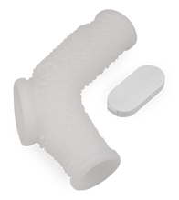 Laden Sie das Bild in den Galerie-Viewer, Genoppte Penismanschette mit Vibration Everest