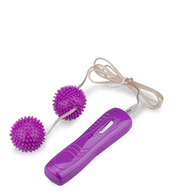 Laden Sie das Bild in den Galerie-Viewer, Genoppte Vibro-Liebeskugeln in Rosa