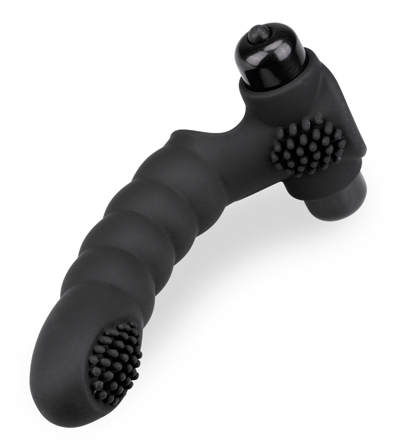 Genoppter Fingervibrator für G-Punkt und Prostata