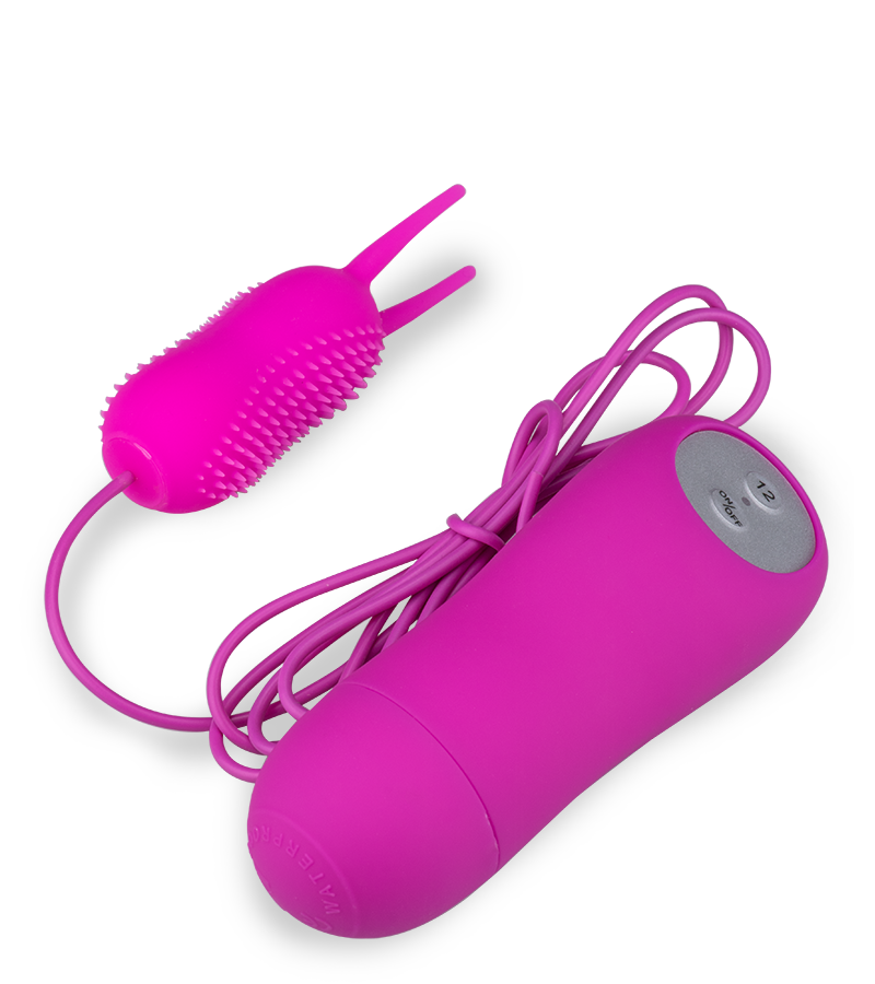 Genoppter Klitorisstimulator Pink Devil