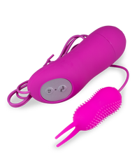 Laden Sie das Bild in den Galerie-Viewer, Genoppter Klitorisstimulator Pink Devil