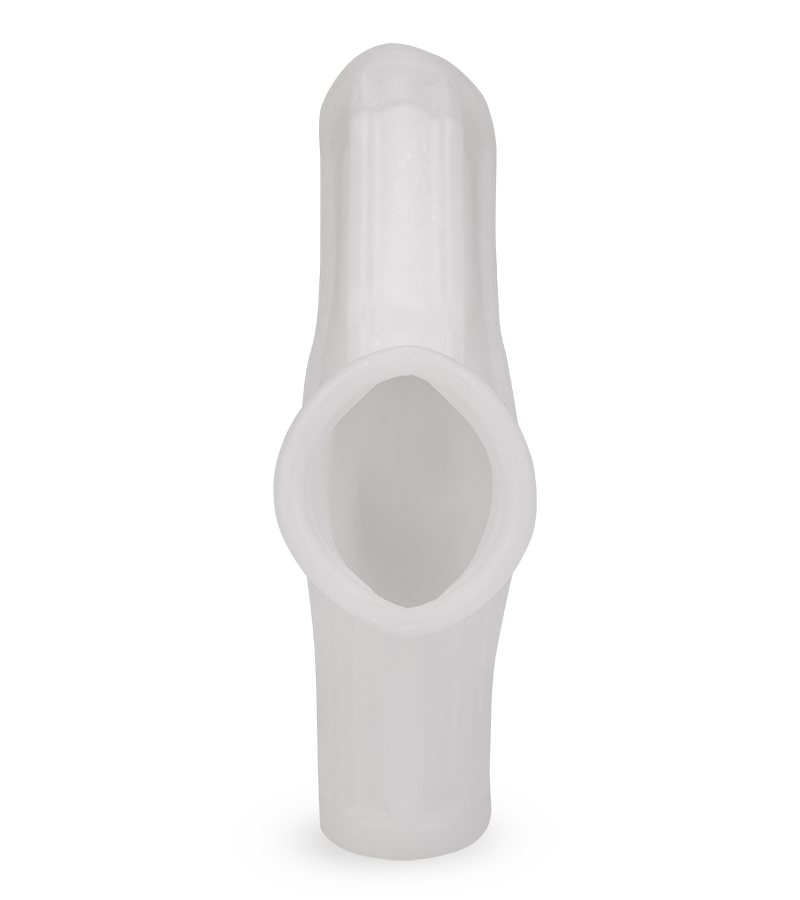 Gerillte Penismanschette mit Vibration Everest