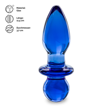 Laden Sie das Bild in den Galerie-Viewer, Glas-Analplug Zapfen