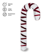 Laden Sie das Bild in den Galerie-Viewer, Glasdildo Candy Cane