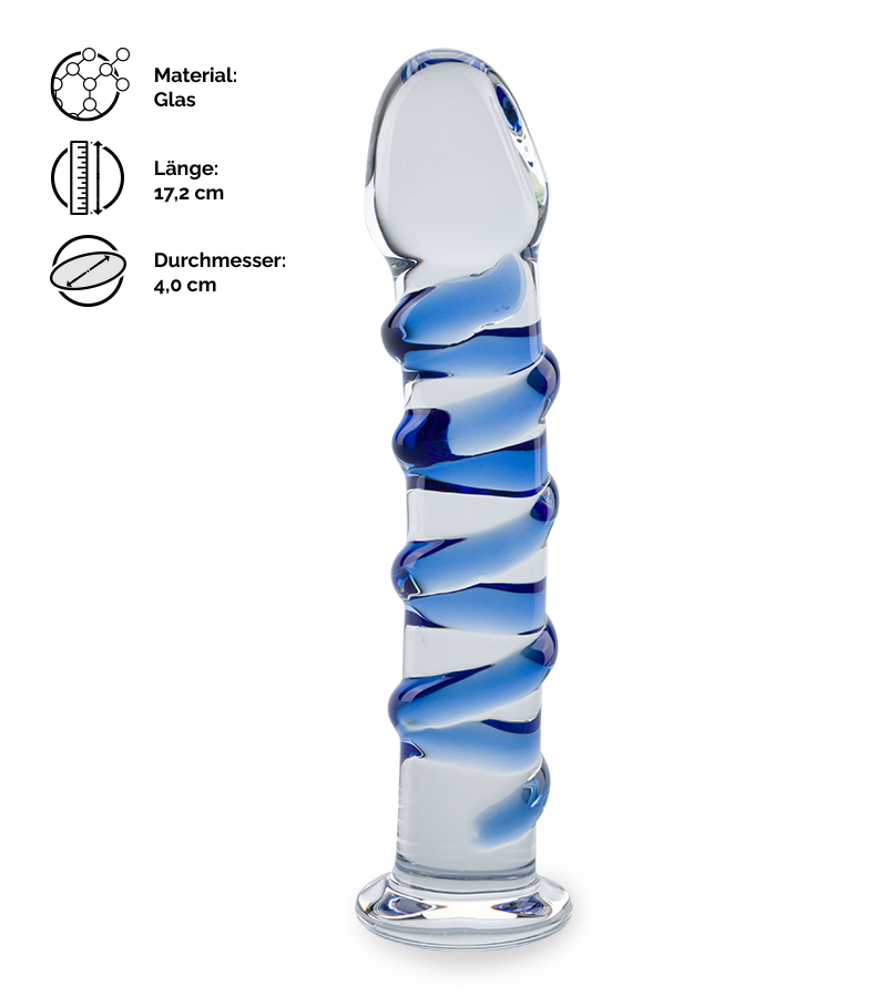 Glasdildo Swirl