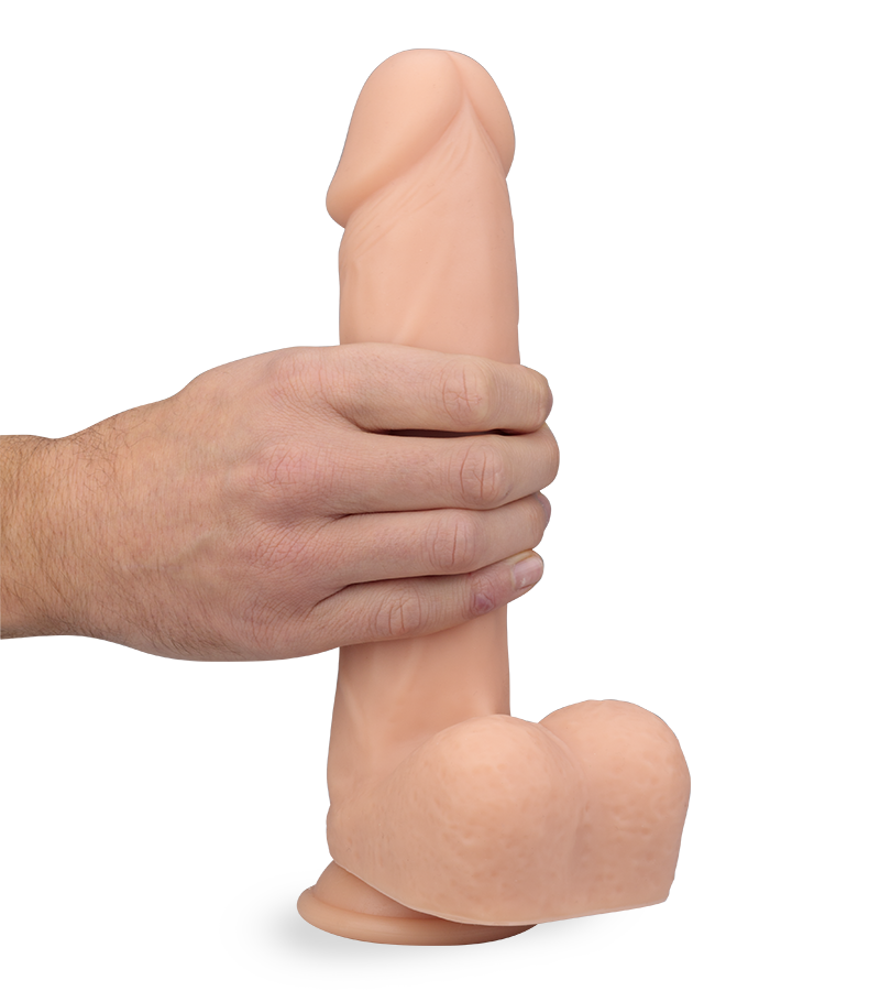 Großer Dildo aus Silikon 24 cm Stanley