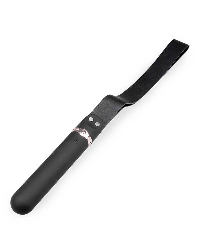 Gürtel-Flogger mit vibrierendem Griff