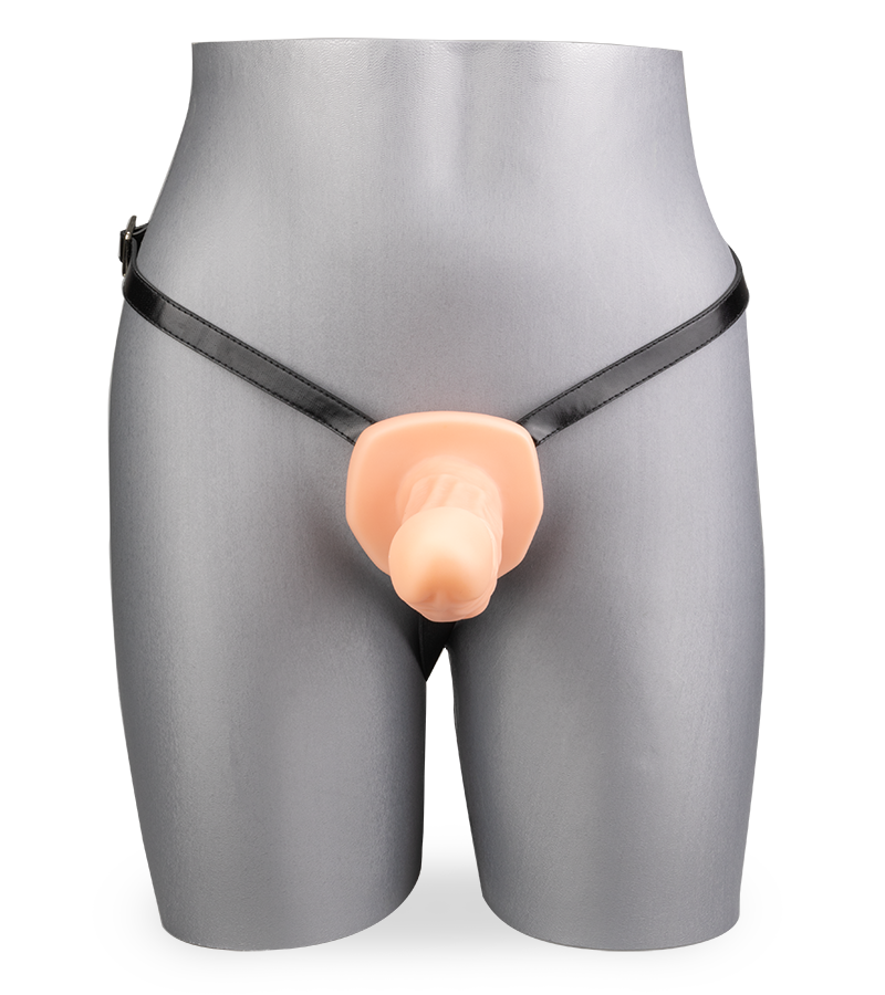 Hohler Naturdildo zum Umschnallen