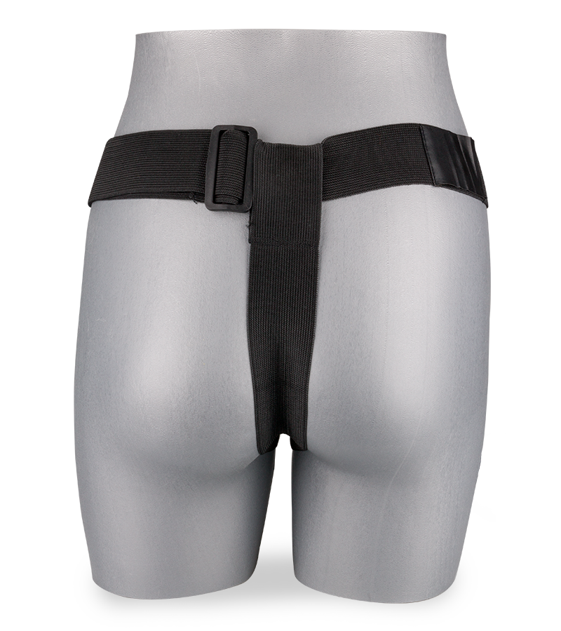 Hohler Strapon-Vibrator aus Silikon mit XL-Durchmesser