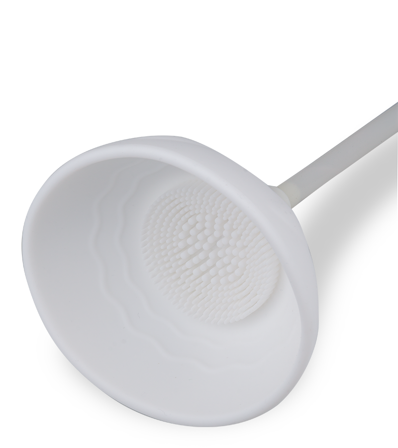 Innen genoppter Brustvibrator mit Saugeffekt