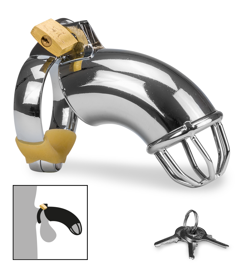 Keuschheitsgürtel für den Mann Turtleneck