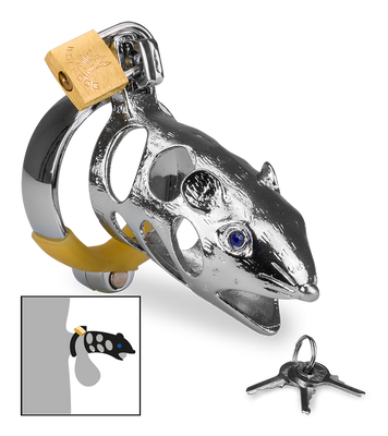 Keuschheitsgürtel mit chinesischem Sternzeichen Ratte