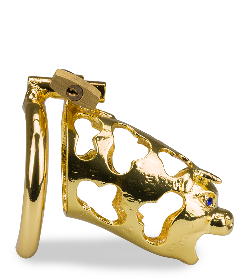 Keuschheitskäfig chinesisches Sternzeichen goldener Büffel