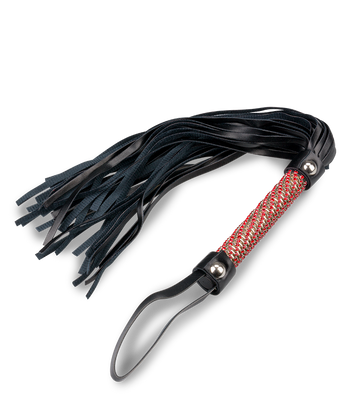 Kleine Riemenpeitsche mit Strass