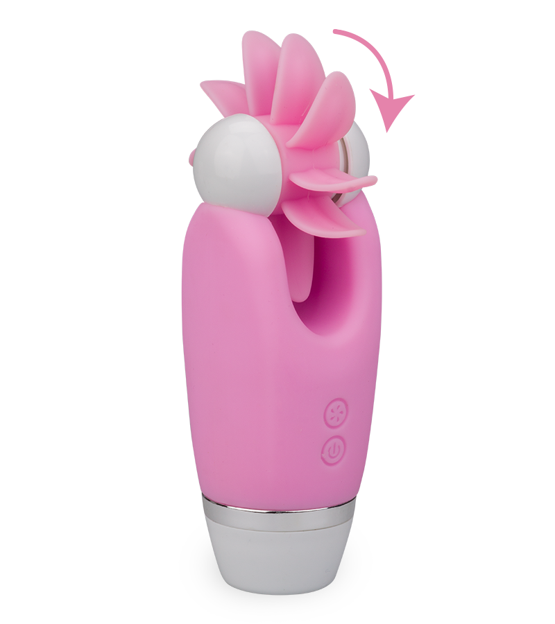 Klitorisstimulator mit rotierenden Zungen Klitoris Kiss