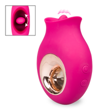 Laden Sie das Bild in den Galerie-Viewer, Klitorisstimulator mit vibrierender Zunge Kleopatra