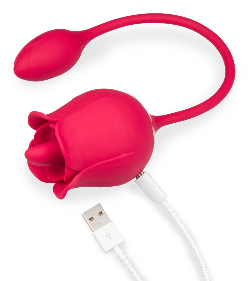 Klitorisstimulator mit Vibroei Blooming