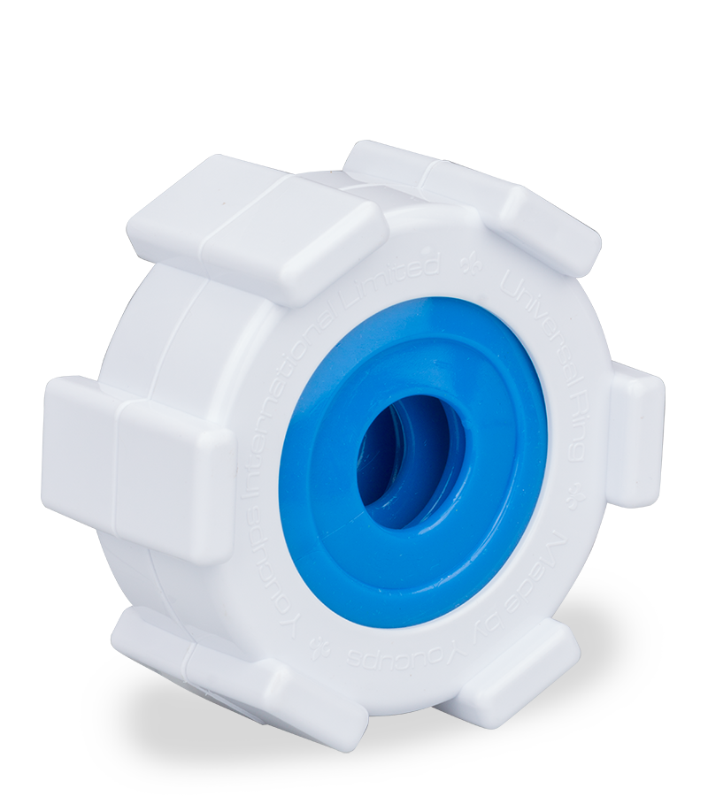 Kombinierbarer Ring-Masturbator mit 3 Ringen