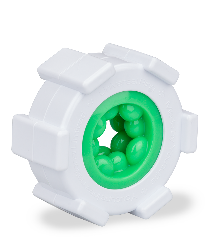 Kombinierbarer Ring-Masturbator mit 3 Ringen