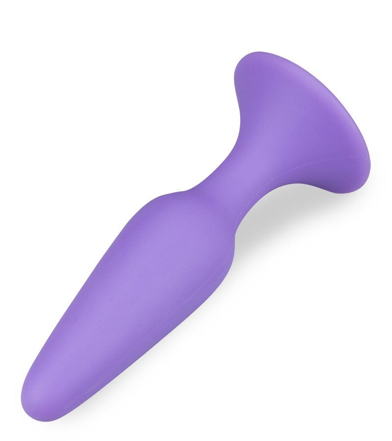 Konischer Buttplug mit Saugfuß