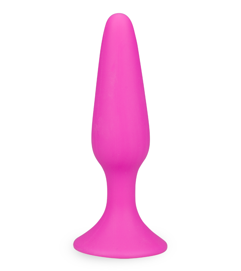 Konischer Buttplug mit Saugfuß