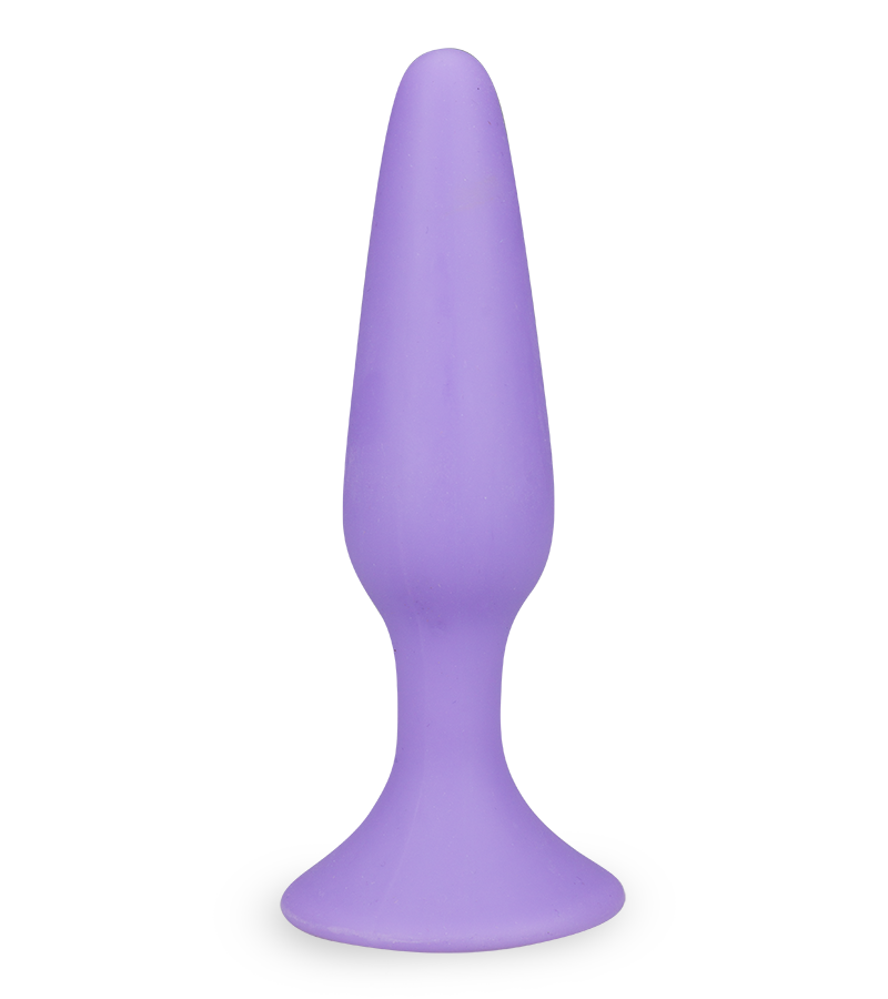 Konischer Buttplug mit Saugfuß