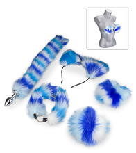 Laden Sie das Bild in den Galerie-Viewer, Kostüm-Set aus Kunstfell Katze