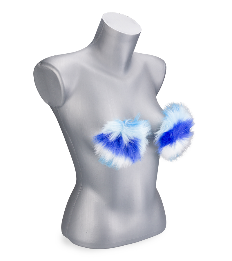 Kostüm-Set aus Kunstfell Katze